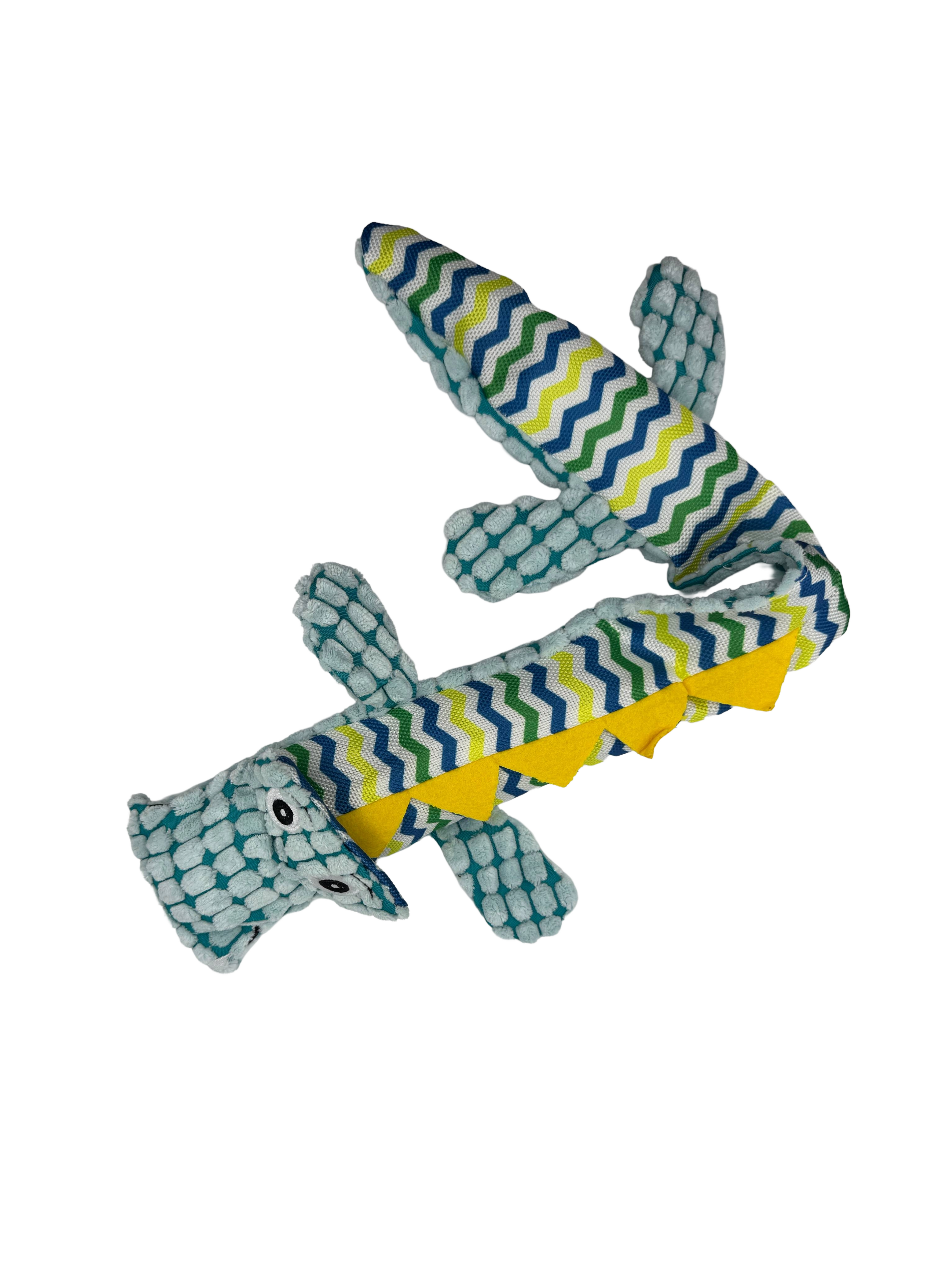 Multicolor Croc Squeaky Plush