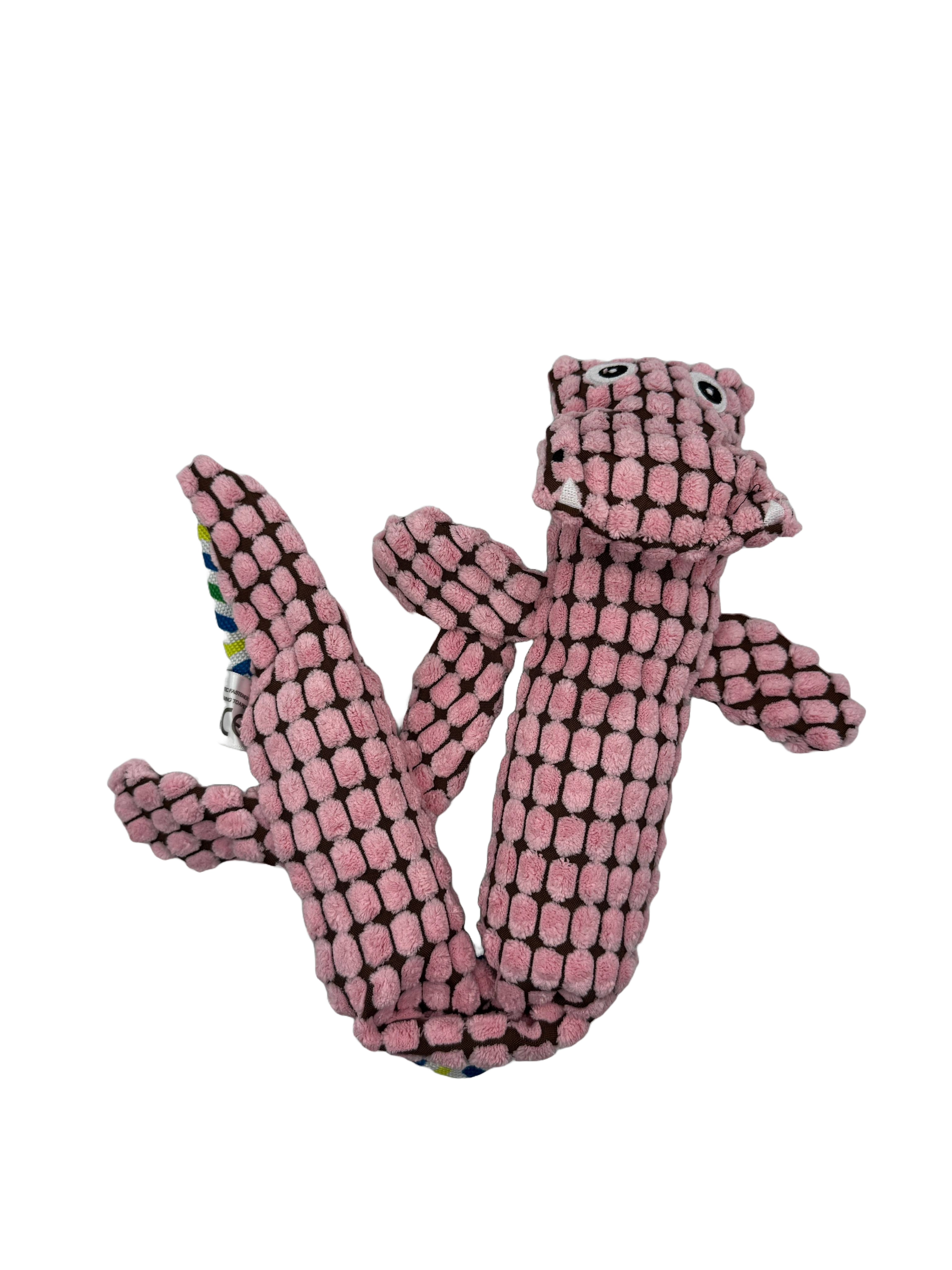 Multicolor Croc Squeaky Plush